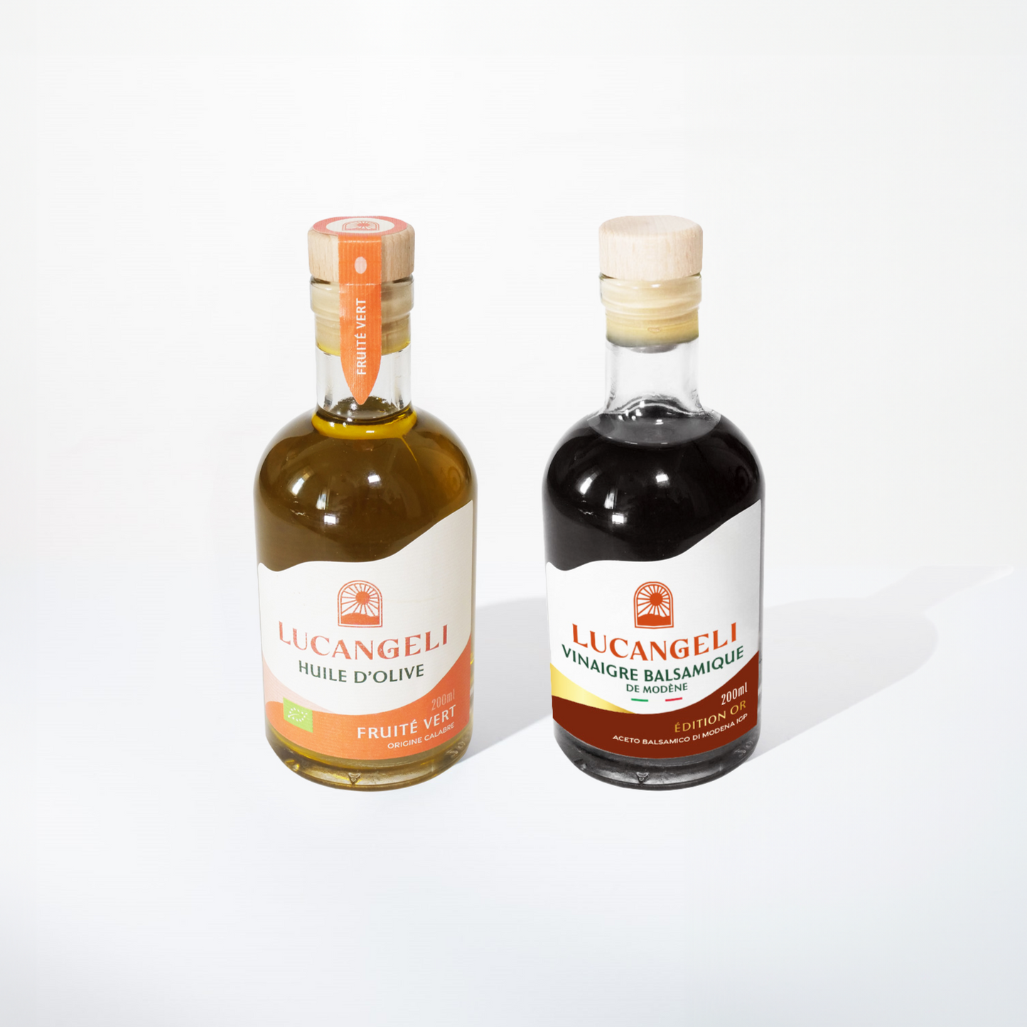 Duo huile d'olive vinaigre LUCANGELI